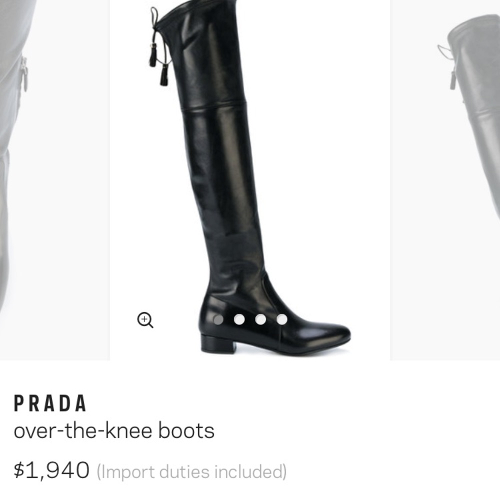 Prada over-knee-high boots !!